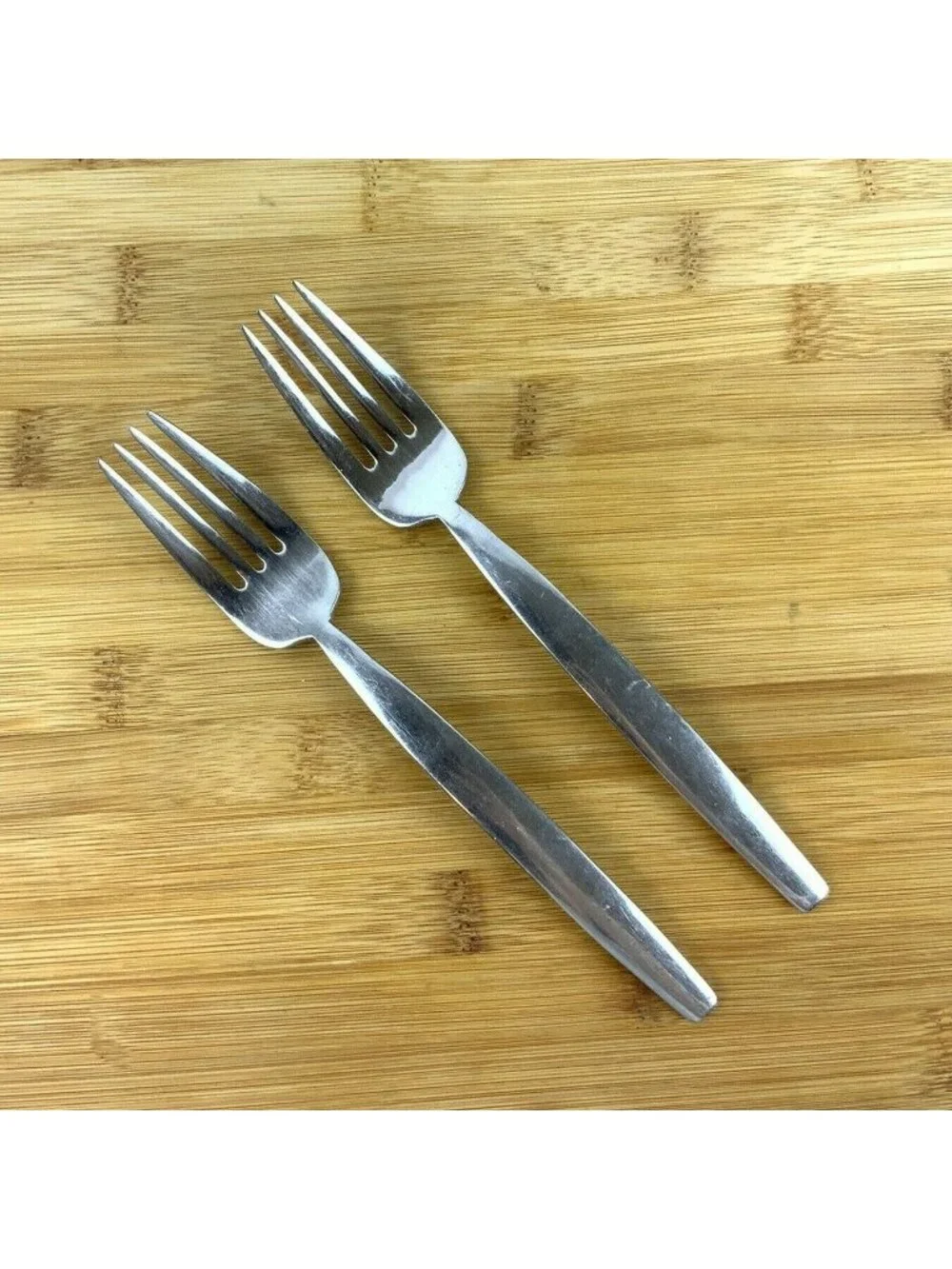 Oneida Leda 18/10 Stainless Steel Forks Set of 2 Replacement Flatware